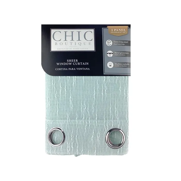 SHEER CURTAIN 135X240CM GREEN