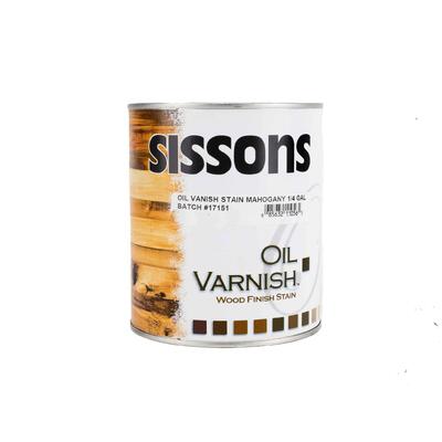 Sissons Oil Varnish Wood Stain Mahogany 1 Quart VOS44-1267: $32.50