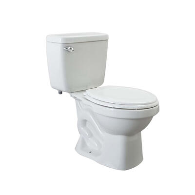 Corona Ecoline S Trap Toilet with Seat White 1 Each 300201001