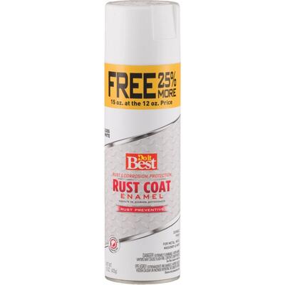 Do It Best Gloss Enml Anti-Rust Spray Paint 15oz White 1 Each 203614D