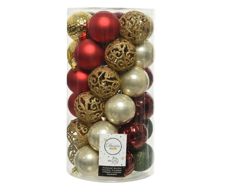 Xmas Balls Assorted 1 Set 029086