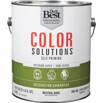 Color Solutions Semi Gloss Self Priming Int Paint Neutral 1 Gal CS48A0705-16