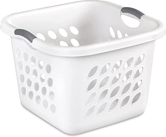 Sterilite Laundry Basket Square 19x19 Inch White 1 Each 764-12078006ED