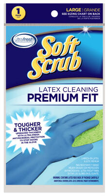  Soft Scrub Premium Fit Latex Glove Large 1 Each 12412-26