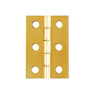  National  Broad Hinge  2x1-3/8 Inch  Solid Brass  1 Each N211-375