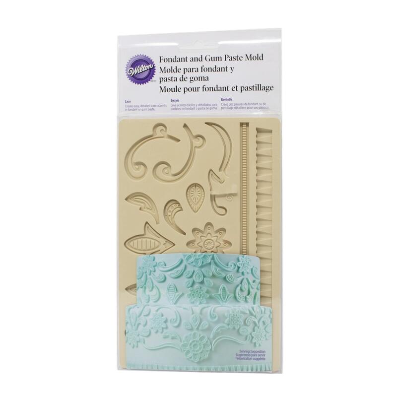  Wilton Fondant and Gum Paste Mold Lace  1 Each 409-2557