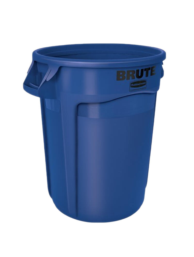  Rubbermaid Rollout Trash Can  44 Gallon Blue  1 Each  FG264307BLUE