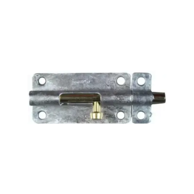  National  Galvanized Barrel Bolt 4 Inch 1 Each N151-894