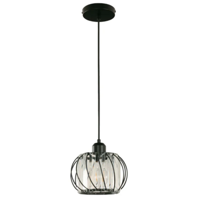 HANGING LAMP 1L E27 40W M/BLK