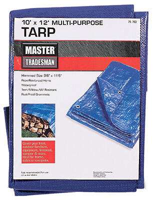 Tru Guard Storage Tarp Cover 10x12 Foot Blue 1 Each MT10X12: $59.29
