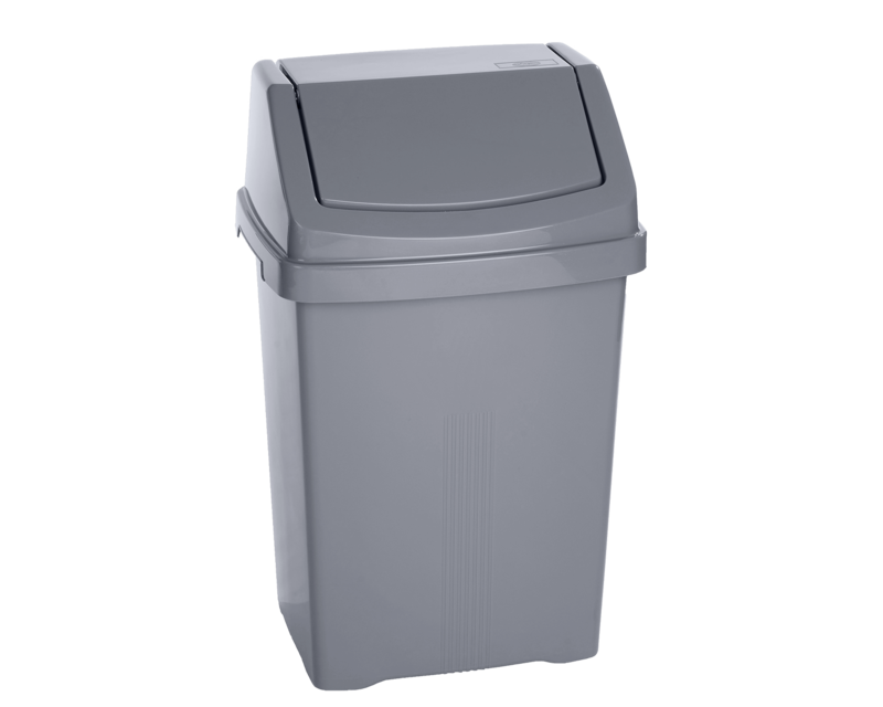 Wham Swing Bin 50l Silver 1 Each 11755
