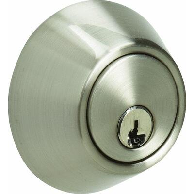  Steel Pro  Double Cylinder Deadbolt Brushed Nickel 1 Each D102SN CP D102BN