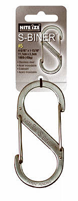 S BINDER CARABINER CLIP #5 SS