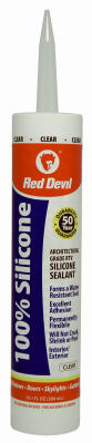 Red Devil Silicone Sealant 9oz Clear 1 Each 0826AA 0826: $45.62
