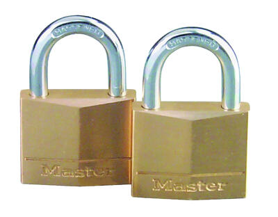  Masters Solid Brass Padlock 1-9/16 Inch 1 Each 140T
