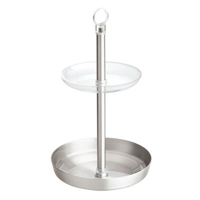 iDesign Austin Vanity Tray 2 Tier Clear 1 Each 28150: $31.23