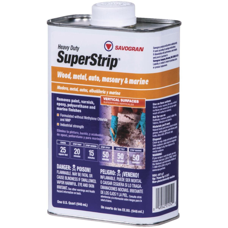  Savogran Superstrip Paint And Varnish Remover  1 Quart 1 Each 01132 01252