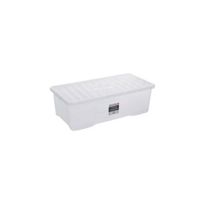  Wham Storage Box and Lid  62L  Clear  1 Each 11495