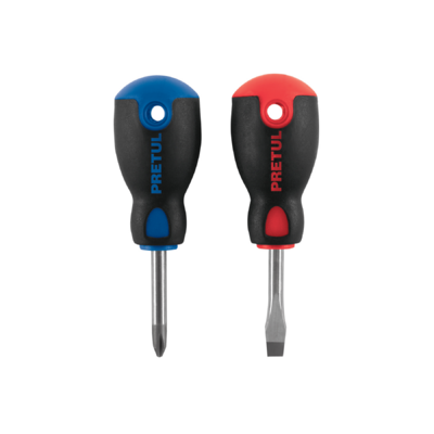 SCREWDRIVER SET 2PC C/GRIP