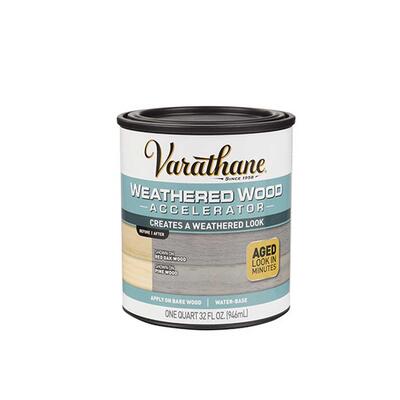 Varathane Weathered Wood Accelerator Stain Gray 1 Quart 313835: $33.48