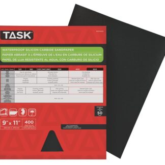  Task Waterproof Sandpaper 600 Grit  9x11 Inch  1 Each ABRW0600 WDO4600