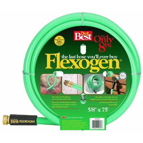 BG Hose Flexogen Heavy Duty 5/8 In 75 Ft Green 1 Each 1005807DB