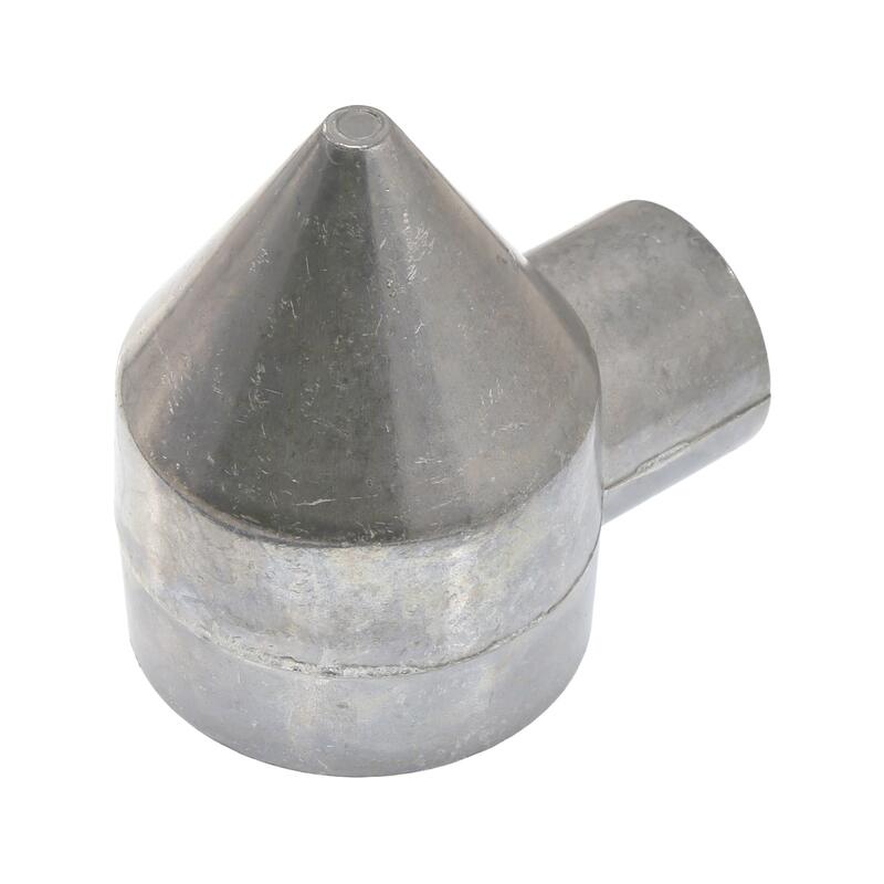 Fencing Cap  2x1-3/8 Inch Aluminum 1 Each 10005010