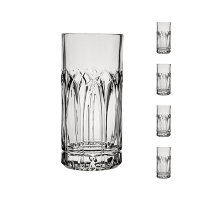 HIBALL GLASS SET 4PK 12OZ PST