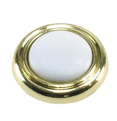 Laurey First Family Cabinet Knob 1-1/4 Inch  Polished Brass 1 Each 15443