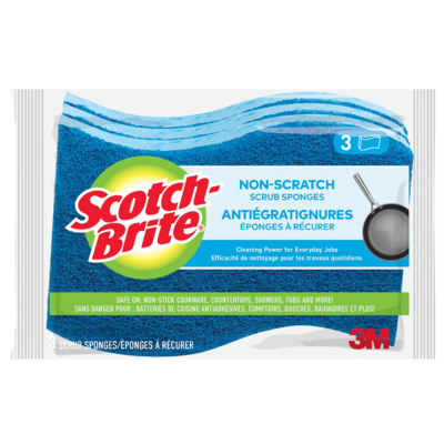 NO SCRATCH SPONGE 3PK MP M/D