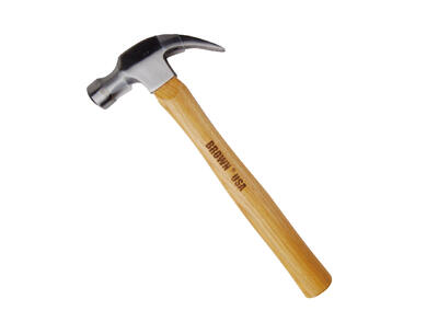  Brown USA T Claw Hammer  16 Ounce  1 Each BRAH16