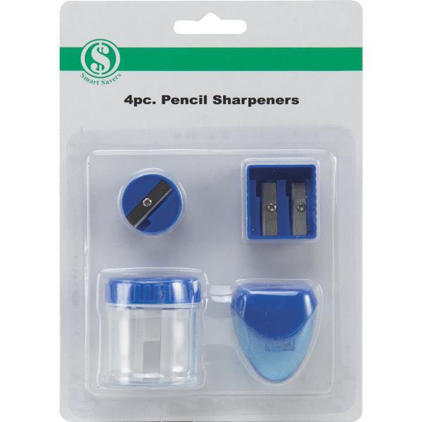  Smart Savers Manual Pencil Sharpener 4 Piece 1 Set  10231 972703