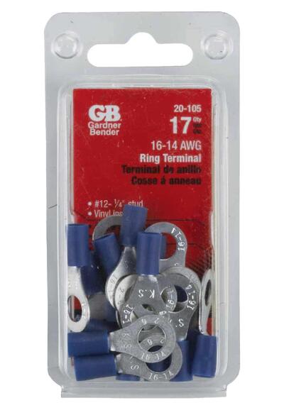 Gb Electrical Ring Terminal 16-14Awg 1 Each  529982