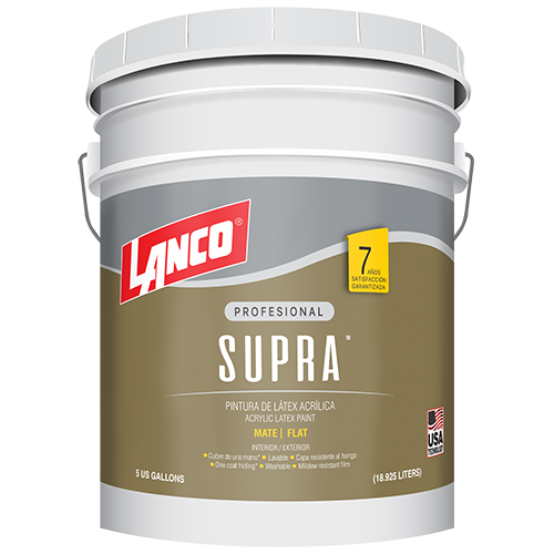 Lanco Supra Value Paint White 5 Gallon VA950-2