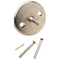  Do It Best  Bath Drain Face Plate Two Hole Brushed Nickel  1 Each 438743