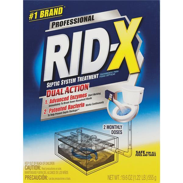 Rid-X Septic Tank Treatment 2pk 19.6oz 1 Each 1920083623