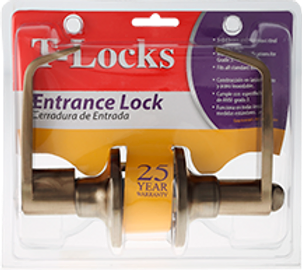 Toledo T Lock Exterior Leverset 1 Each T-T431US5