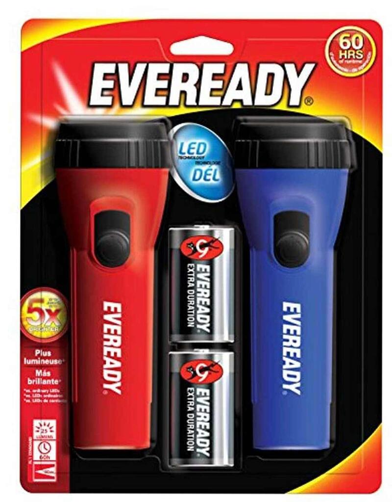  Eveready  Economy Flashlight 2 Pack EVEL152S