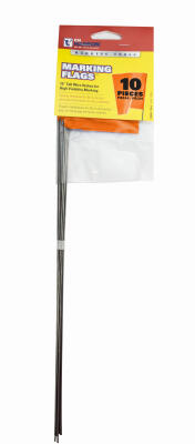  Hanson Marking Flags  15 Feet  10 Pack  15275