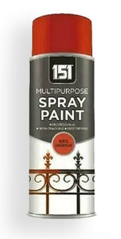 SPRAY PAINT RED PRI 400ML DISC