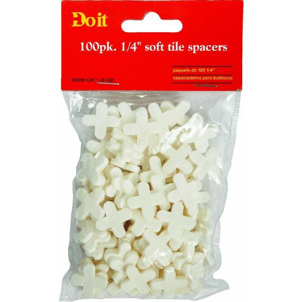  Do It Best  Soft Tile Spacer 100 Piece  1/4 Inch  1 Each 309206