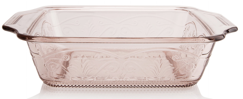 BAKING DISH 8IN ROSEWATER EMB