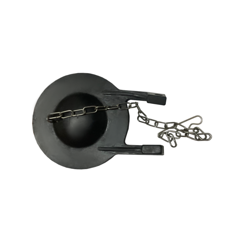 FLAPPER W/SS CHAIN RUB BLK