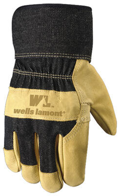  Wells Lamont  Men's Pigskin Leather Work Gloves 1 Each 3300L: $43.54