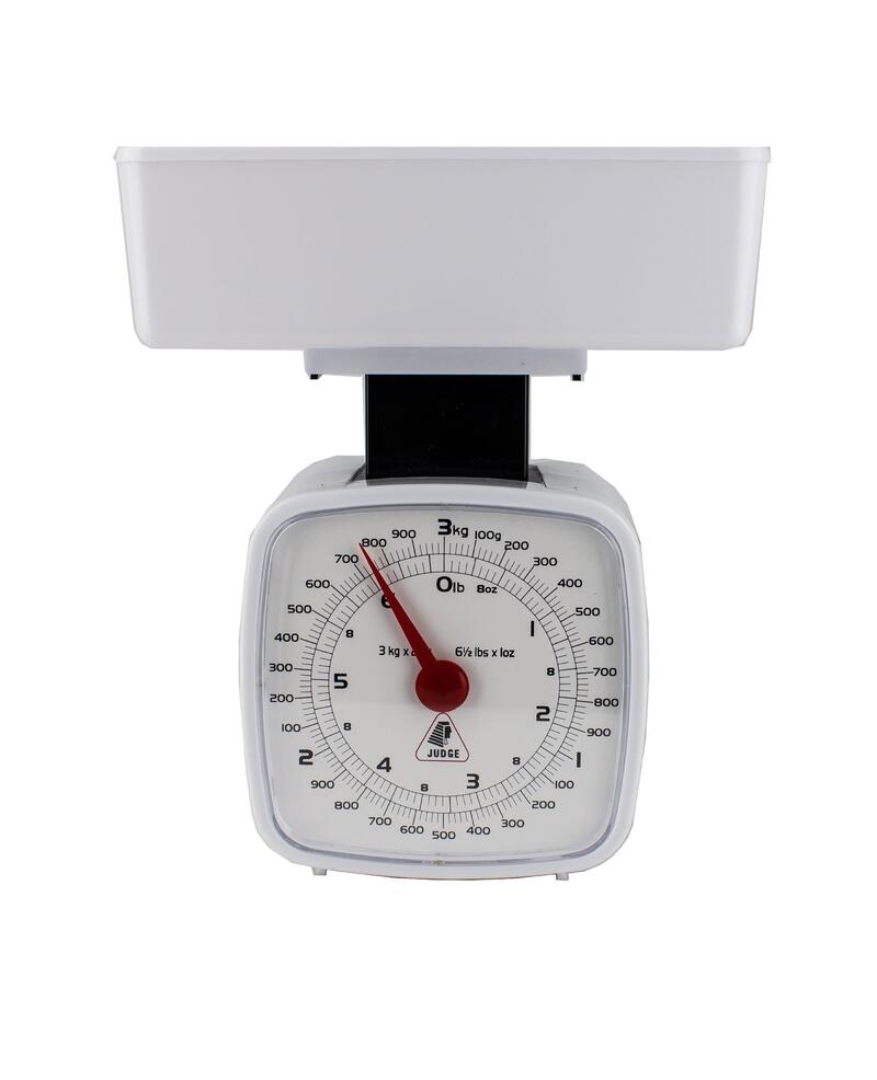  Judge  Traditional Scale  3.0 Kg White  1 Each J401