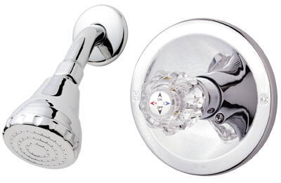  HomePointe  Handle Shower Faucet Chrome  1 Each 623266CA