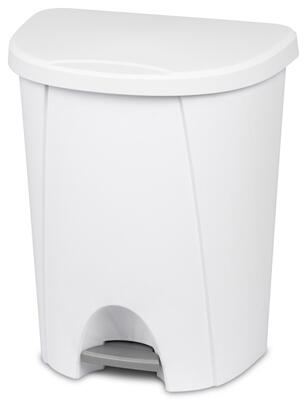 Sterilite Garbage Bin White 1 Each 766-10948004A 764-10