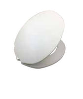 RD PLASTIC TOILET SEAT WHITE