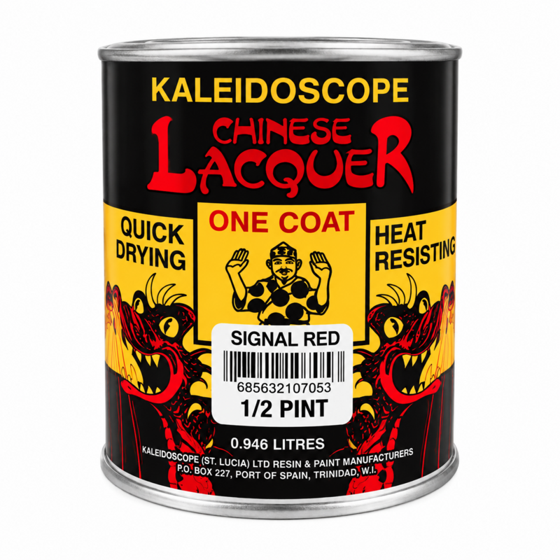Siscolac Chinese Lacquer Signal Red 1 1/2 Pint SCL22-1704