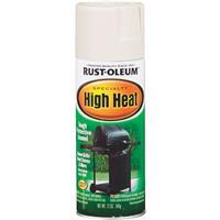 Rust-Oleum High Heat Satin Spray Paint 12oz White 1 Each 7751830